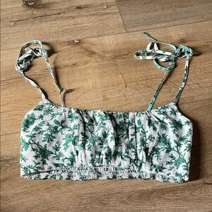 Princess Polly Floral Green Women's Top